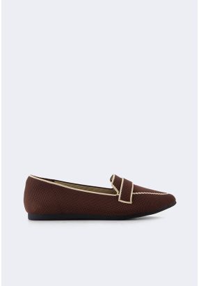 Contrast Flyknit Ballerina Flats