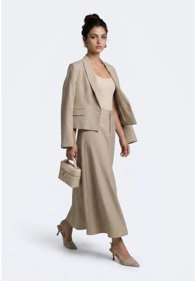 Flared Maxi Skirt