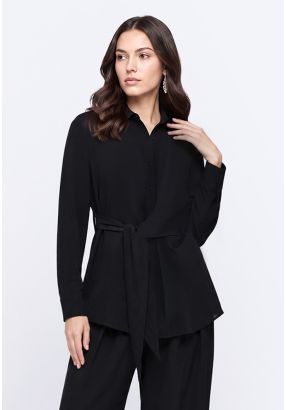Side Tie Wrap Shirt