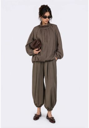 High-Waist Harem Pants