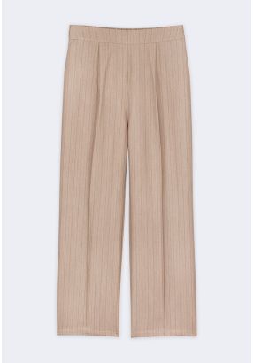 Striped High Waist Trousers