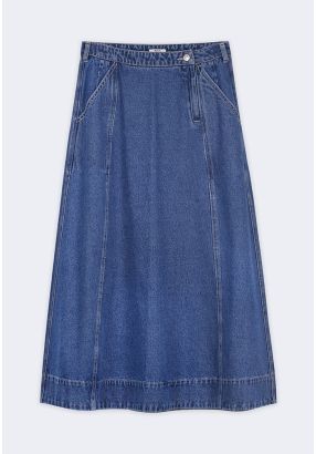 A-Line Denim Skirt