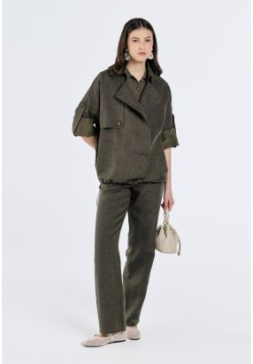 Straight Cut Linen Trousers