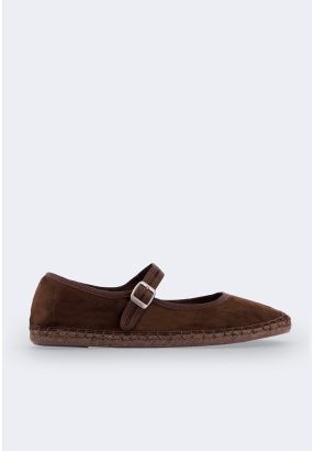 Ankle Strap Ballerina Flats