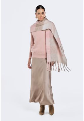 A-Line Satin Skirt