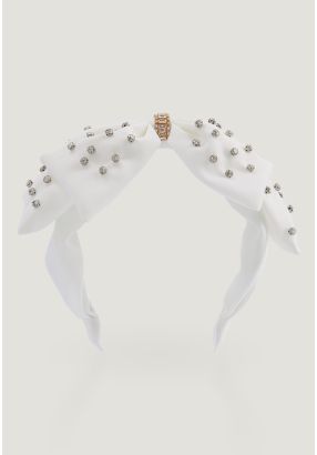 Crystal Embellished Knitted Headband