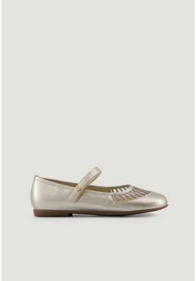 Crystal Embellished Mesh Ballerina