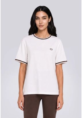Round Neck Contrast T-Shirt