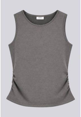 Gathered Jersey Tank Top
