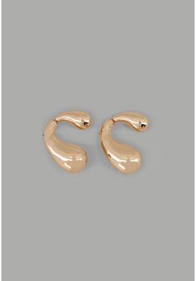 Metallic Drop Earrings