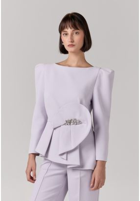 One Shoulder Draped Top