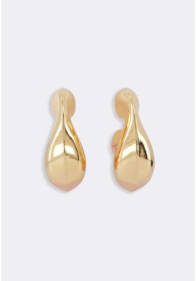 Metallic Hoop Earrings