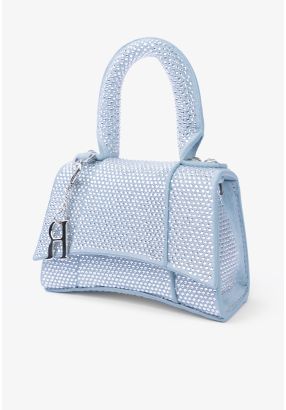 Mini Crystal Embellished Crossbody bag