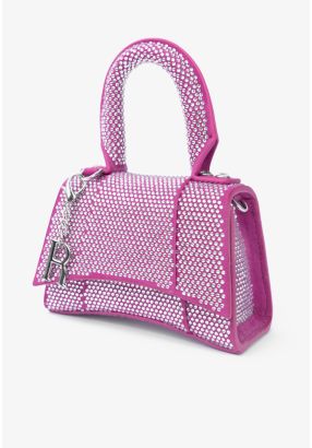 Mini Crystal Embellished Crossbody bag