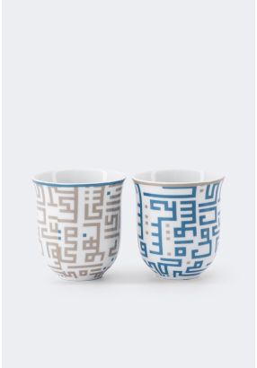 Porcelain Espresso Cup 90ml Set (6 Pcs)
