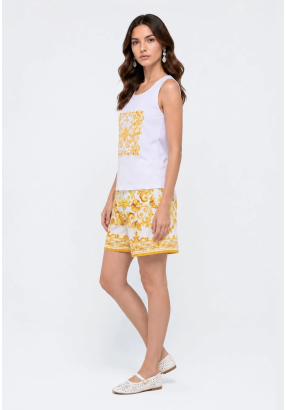 Queen Bee Print Shorts