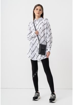 Solid High Waist Legging Pant