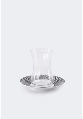 Arabic Tea Cup & Saucer Set (6 Pcs)