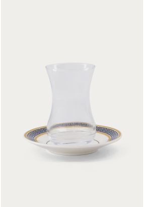 Arabic Tea Cup & Saucer Set Of 6 Pcs