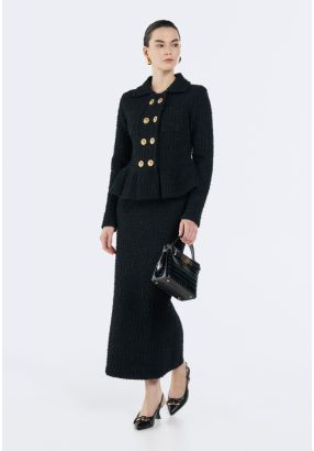 Tweed Bodycon Skirt