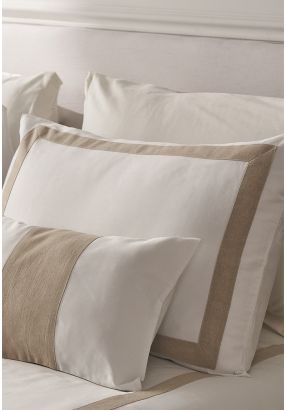 LINEN APPLIQUE PILLOWCASE (50*70 CM)