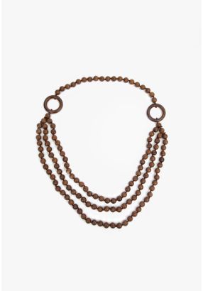 Multi Strand Chunky Beaded Necklace