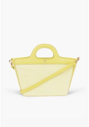 Modern Woven Straw Handbag