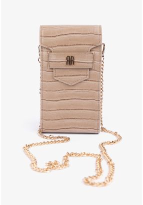 Solid Textured Phone Bag