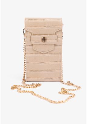 Solid Textured Phone Bag