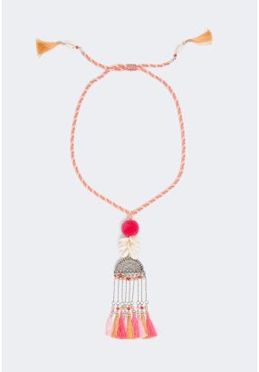 Vibrant Tassels Necklace