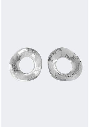 Textured Metallic Earrings