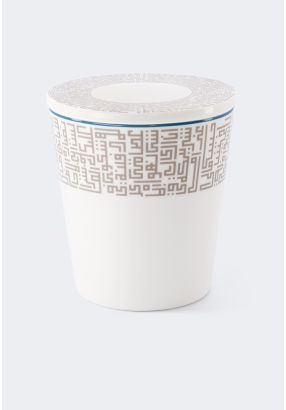 Bone China Small Vase With Lid