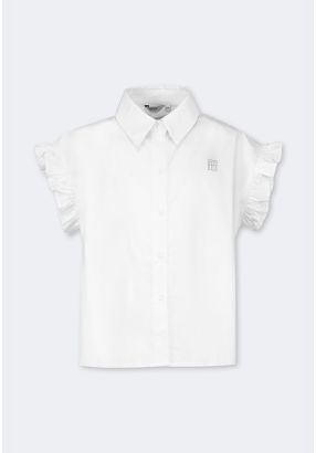 High-Low Ruffled Shirt