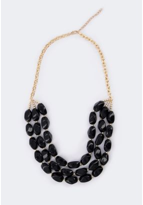Multistrand Marble Necklace