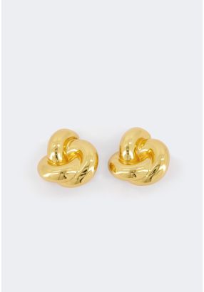 Metallic Knot Earrings