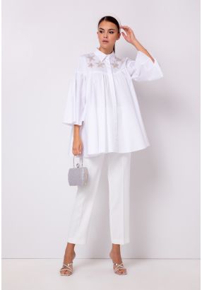 Solid Casual Trouser