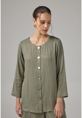 Crinkled Regular Fit Shirt