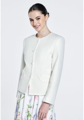 Tweed Solid Jacket