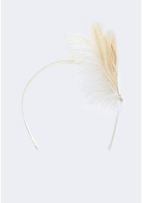 Two Toned Faux Feather Headband