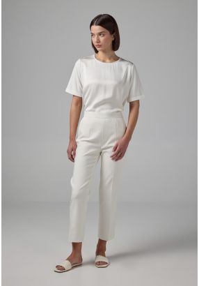 Peg Leg High Waist Trousers
