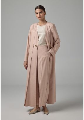 Basic Straight Wide Leg Trousers