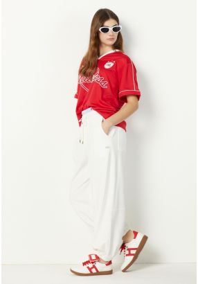 Solid Double Waisted Sweatpants