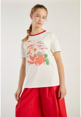 Strawberry Shortcake Printed T Shirt
