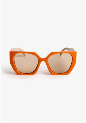 Dramatic Oversized Cateye Sunglasses