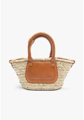 Woven Straw Beach Bag