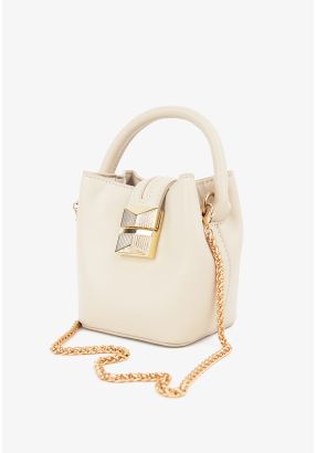 Solid Mini Bucket Bag