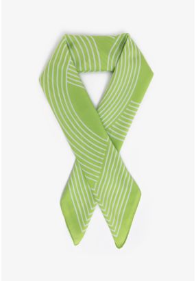 Multiway Striped Pattern Scarf