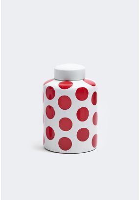 Hand Painted Porcelain Container 