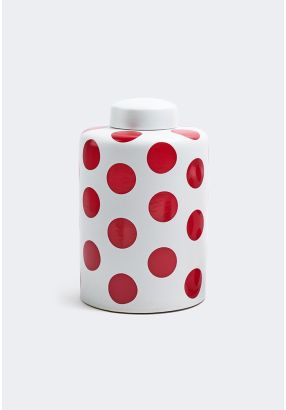 Hand Painted Porcelain Container 