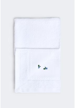 Cotton Embroidered Face Towel 30x50 cm
